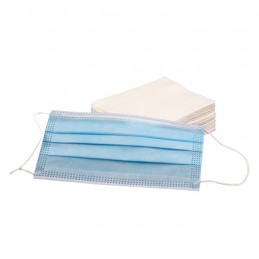 Einweg-Filter-Einlagen aus Vliesstoff für Hygiene-Maske / Mund- und Nasenmaske, ca. 9x12cm