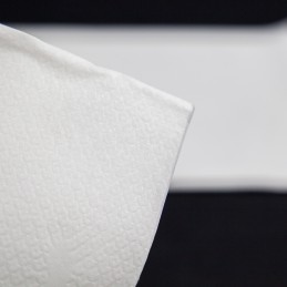 Toilettenpapier-Tücher 24x40cm, Zellstoff 2-lagig, weiß